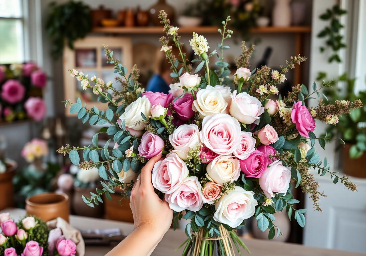 Exemple de site pour fleuriste